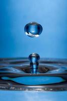 Blue Water Droplet photo