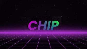 Chip Text Animation Background V1.1 video