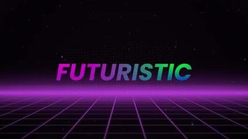 Futuristic Text Animation Background V1.1 video