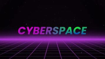 cyberspace tekst animatie achtergrond v1.1 video