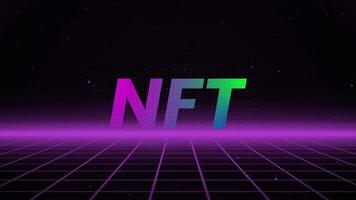 nft text animation bakgrund v1.1 video