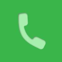 Handset paper cut out icon. Hotline. Telephone support. Vector silhouette isolated illustration