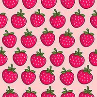 Nature pattern seamless design object fruit and vegetable vector