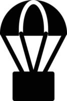 parachute vector illustration on a background.Premium quality symbols.vector icons for concept and graphic design.