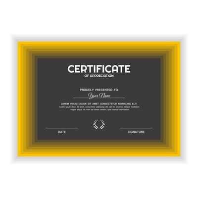 Creative Certificate of Appreciation Award Template