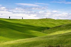 View of the Scenic Tuscan Countryside photo