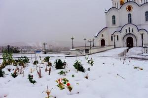 Cathedral in the name of the Holy Life-Giving Trinity. Petropavlovsk-Kamchatsky photo