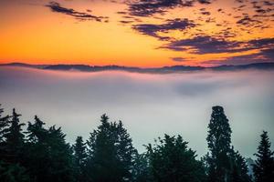 Sunrise over Val d'Orcia photo