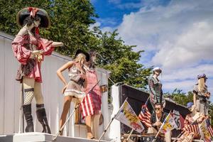 Mannequins on a Roof in Seligman Arizona on July 31, 2011 photo