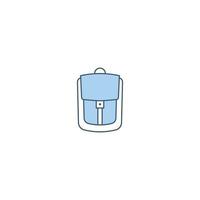 Backpack filled line icon. linear style sign for mobile concept and web design. Backpack filled line vector icon. Symbol, logo illustration. Vector graphic