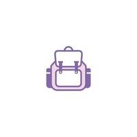 Backpack line icon. linear style sign for mobile concept and web design. Backpack outline vector icon. Symbol, logo illustration. Vector graphic