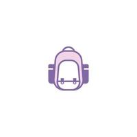 Backpack line icon. linear style sign for mobile concept and web design. Backpack outline vector icon. Symbol, logo illustration. Vector graphic
