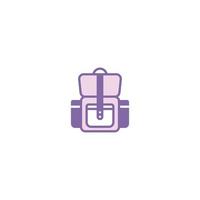 Backpack line icon. linear style sign for mobile concept and web design. Backpack outline vector icon. Symbol, logo illustration. Vector graphic