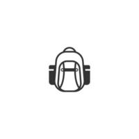 Backpack line icon. linear style sign for mobile concept and web design. Backpack outline vector icon. Symbol, logo illustration. Vector graphic