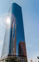 Skyscraper in the Financial district of Los Angeles California on July 28, 2011 photo