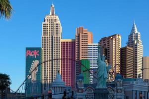 View of New York New York hotel in Las Vegas Nevada on August 1, 2011 photo