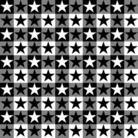 patrón de tela geométrica floral blanco negro vector