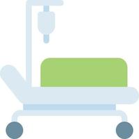 patient bed vector illustration on a background.Premium quality symbols.vector icons for concept and graphic design.