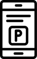 online parking vector illustration on a background.Premium quality symbols.vector icons for concept and graphic design.