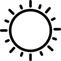 ilustración de vector de sol en un fondo. símbolos de calidad premium. iconos vectoriales para concepto y diseño gráfico.