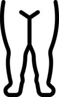 legs fat vector illustration on a background.Premium quality symbols.vector icons for concept and graphic design.
