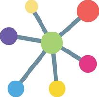 atom vector illustration on a background.Premium quality symbols.vector icons for concept and graphic design.