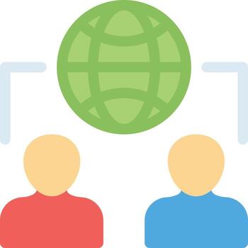 global connection vector illustration on a background.Premium quality symbols.vector icons for concept and graphic design.