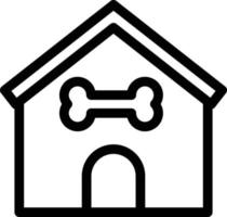 dog house vector illustration on a background.Premium quality symbols.vector icons for concept and graphic design.