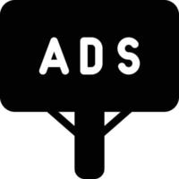 ilustración de vector de tablero de anuncios en un fondo. símbolos de calidad premium. iconos vectoriales para concepto y diseño gráfico.