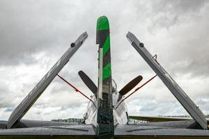 Douglas Skyraider parked at Goodwood on September 14, 2012 photo