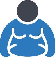 overweight vector illustration on a background.Premium quality symbols.vector icons for concept and graphic design.