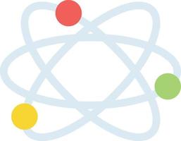 atom vector illustration on a background.Premium quality symbols.vector icons for concept and graphic design.