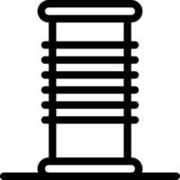 ilustración de vector de columna en un fondo. símbolos de calidad premium. iconos vectoriales para concepto y diseño gráfico.