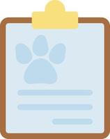 paw document vector illustration on a background.Premium quality symbols.vector icons for concept and graphic design.