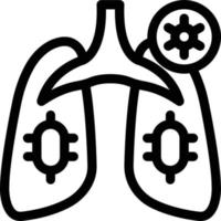 lungs cancer vector illustration on a background.Premium quality symbols.vector icons for concept and graphic design.