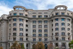 View of the National Institute of Stastics in Bucharest Romania on September 21, 2018 photo