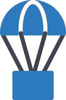 parachute vector illustration on a background.Premium quality symbols.vector icons for concept and graphic design.