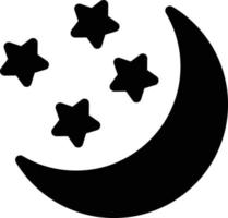 luna estrellas vector ilustración sobre un fondo.símbolos de calidad premium.iconos vectoriales para concepto y diseño gráfico.