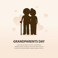 Grandparents day vector