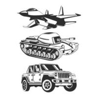 Military transportation vector