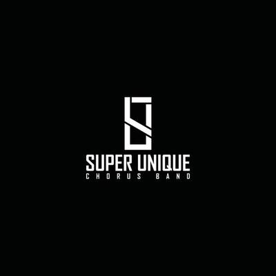 abstract initial letter S and U logo in white color isolated in black background applied for global music band logo design also suitable for the brands or companies that have initial name SU or the US