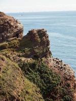 isla de helgoland en el mar del norte foto