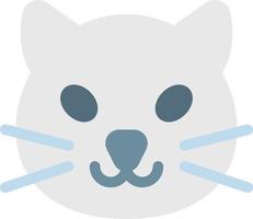 ilustración de vector de gato en un fondo. símbolos de calidad premium. iconos vectoriales para concepto y diseño gráfico.