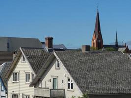 haugesund city in norway photo