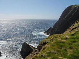 the  city of Lerwick and the shetland islands photo