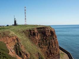 isla de helgoland en el mar del norte foto