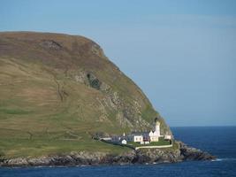 la isla sheltand en escocia foto