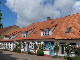 Schleswig city with the village of Holm photo