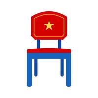 icono de línea de asiento vector