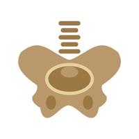 Hip Joint Line Icon vector